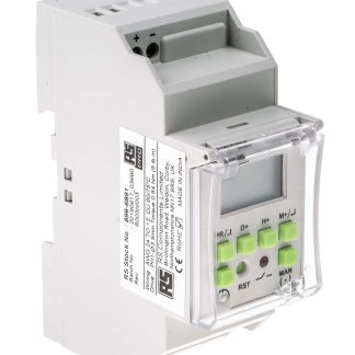 Temporizzatore per guida DIN RS PRO, SPDT, 12 V c.c., 1 canale, Ore