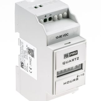 Contatore elettronico RS PRO, Ore, display Analogico 6 cifre, 10 → 80 V c.c.
