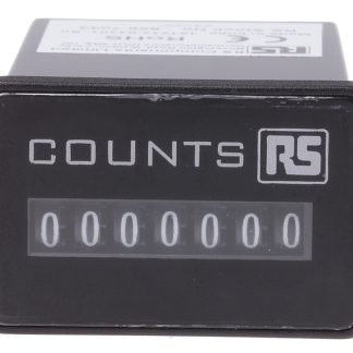 Contatore elettronico RS PRO, Impulso, 10Hz, display Digitale 7 cifre, 24 V c.c.