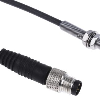 Sensore di prossimità Cilindro filettato BALLUFF, M5, rilevamento 1,5 mm, 10 → 30 V c.c.