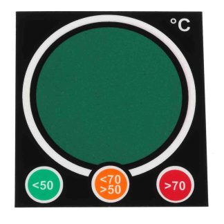Etichetta indicatore di temperaturaSì RS PRO, da 50°C a 70°C, 52mm x 48mm, conf. da 10 pz.