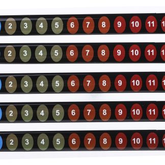 Etichetta indicatore di temperaturaSì RS PRO, da 1°C a 12°C, 10mm x 90mm, conf. da 10 pz.