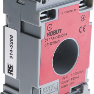 Trasformatore di corrente HOBUT, ingresso 100A, uscita 4 → 20 ma, 100:1, foro 21mm