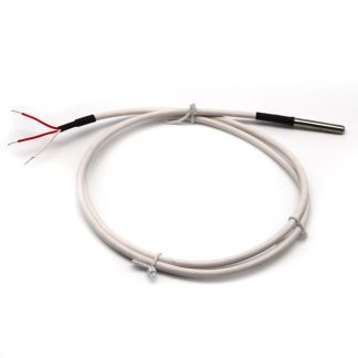 Sonda di temperatura PT100 Prosensor, Ø 6mm, L. 100mm + 3m, +105°C max