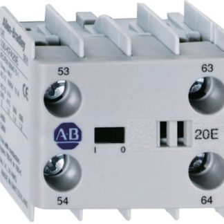 Blocco di contatti ausiliari Allen Bradley, 4 contatti, 4NO, montaggio a innesto, serie 100K