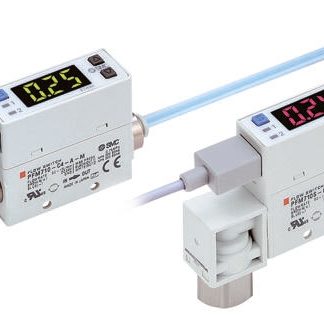 Regolatore di flusso SMC, flusso 2 → 100 l/min, PNP, Ø tubo 1/4 poll.