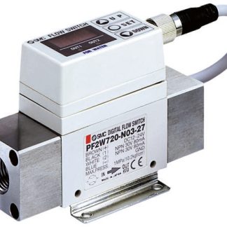 Regolatore di flusso SMC, flusso 10 → 100 l/min, PNP, Ø tubo 1 poll.