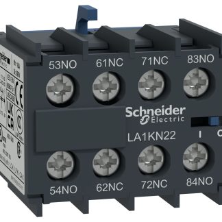 Contatto ausiliario Schneider Electric, 4 contatti, 4NO, montaggio frontale, serie LA1K