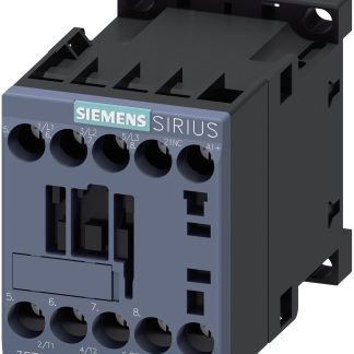 Contattore Siemens, serie Size S00, 3RT2, 3 poli, 3 NO, 9 A, 4 kW