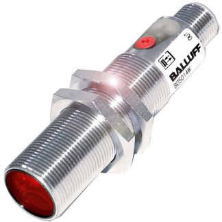Sensore fotoelettrico Cilindrico BALLUFF, a retroriflessione, rilevamento 7 m, uscita PNP