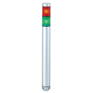 Torretta di segnalazione Patlite, 24 V ca/cc, LED, 2 elementi, lenti A colori
