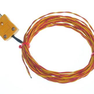 Termocoppia a giunzione esposta tipo K, Ø sonda 1/0.711mm, lungh. sonda 20m, +700°C