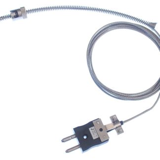 Termocoppia a baionetta regolabile tipo J, Ø sonda 6mm, lungh. sonda 3m, +350°C