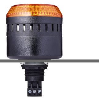 Segnalatore acustico e luminoso AUER Signal serie ELM, Ambra, 24 V ca/cc, 98 a 1 m, IP65