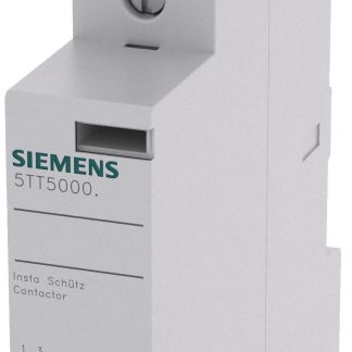 Contattore Siemens, serie 5TT INSTA, 2 poli, 2 NO, 20 A, bobina 24 V ca/cc