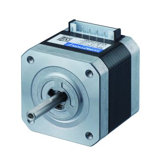 Motore passo passo Ibrido, Albero singolo Sanyo Denki, coppia 0.8Nm, ang. 1.8°, 24 V,Ø asta 5mm