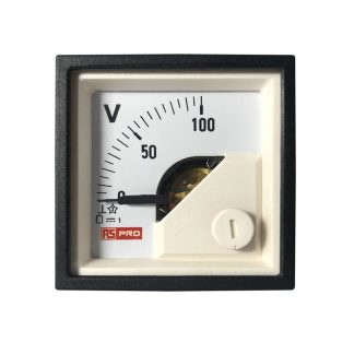 Voltmetro analogico in c.c. RS PRO, display Analogico