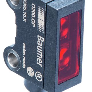 Sensore fotoelettrico Rettangolare Baumer, a soppressione di sfondo, rilevamento 3 mm → 15 mm, uscita PNP