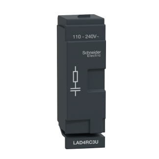 Soppressore di sovratensioni Schneider Electric LAD4RC3U LAD4 per uso con Da LC1D40A a LC1D80A, da LC1DT60A a LC1DT80A.