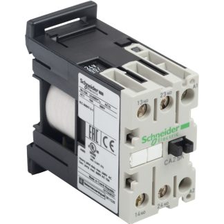 Relè di controllo Schneider Electric, 2 NA, carico FLC 10 A, 10 A