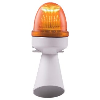 Segnalatore acustico e luminoso RS PRO, Ambra, 240 V