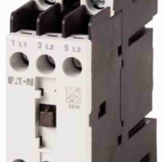 Relè contattore Eaton, 3 poli, 3 NC, 4 A, bobina 24 V c.c.