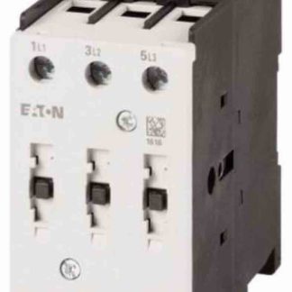 Contattore Eaton, 3 poli, 3 NA, 80 A, 37 kW, bobina 24 V c.a.
