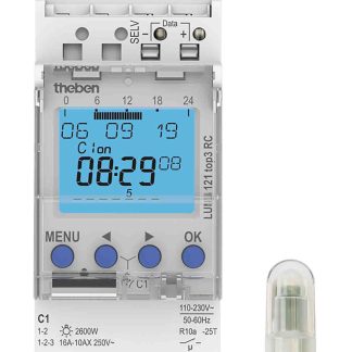 Interruttore crepuscolare Theben, 110→ 230 V c.a., 1 canale