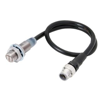 Sensore di prossimità Cilindro filettato Omron, M12, rilevamento 2 mm, 10 → 30 V CC