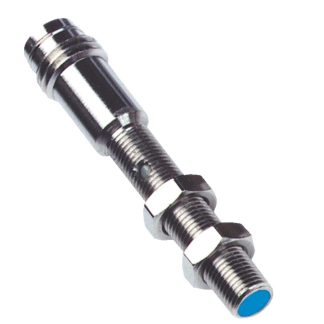 Sensore di prossimità Cilindro filettato SICK, M5, rilevamento 0,8 mm, 10 → 30 V CC