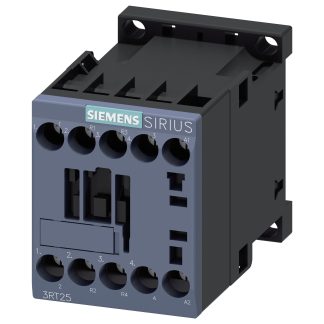 Contattore Reversibile Siemens, serie Size S00, 3RT25, 4 poli, 2 NO + 2 NC, 9 A, 4 kW, bobina 230 V c.a.