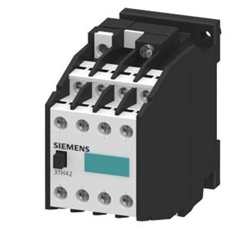 Relè contattore Siemens, serie 3TH4, 6NO + 2NC, 10 A, bobina 24 V c.a.