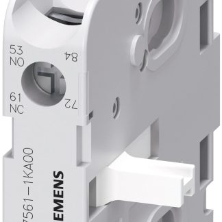 Contatto ausiliario Siemens, 2 contatti, 1 N/C + 1 N/A, montaggio a innesto, serie 3TY7