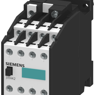 Relè contattore Siemens, serie 3TH4, 8 poli, 4NO + 4NC, 10 A, bobina 220 V c.a.