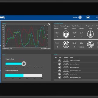 Pannello HMI Jumo, 7 poll., serie variTRON eX707, display TFT
