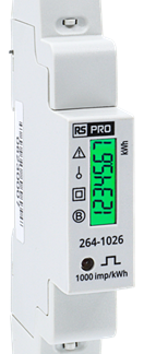 Contatore di energia RS PRO, monofase fasi, display LCD