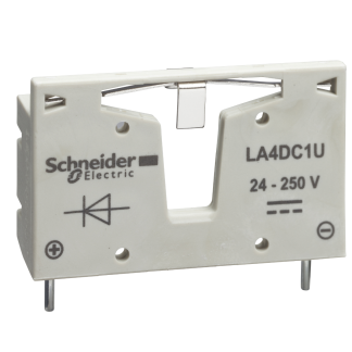 Soppressore di sovratensioni Schneider Electric LA4DC1U LA4D per uso con Serie TeSys D