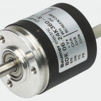 Encoder incrementale Baumer, 100 impulsi giro , dia. albero 5mm, uscita HTL/push-pull