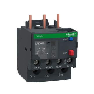 Relè di sovraccarico Schneider Electric, 1 NO + 1 NC, carico FLC 1 → 1,6 A, 1,6 A
