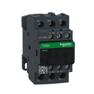 Contattore Controllo motori Schneider Electric, serie LC1D, 3 poli, 3 NA, 32 A, 15 kW, bobina 110 V c.a.