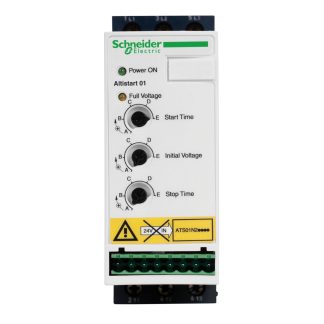 Avviatore soft-start Schneider Electric, 3 fasi, 2,2 kW, 415 V c.a., IP20