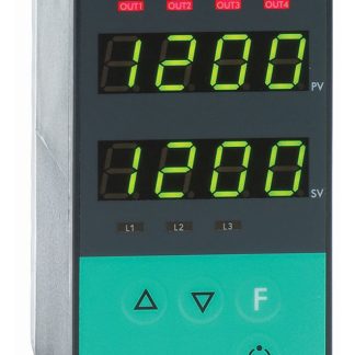 Termoregolatori PID Gefran 1200, 100 V c.a., 240 V c.a., 96 x 48 (1/8 DIN)mm, 2 uscite Relè