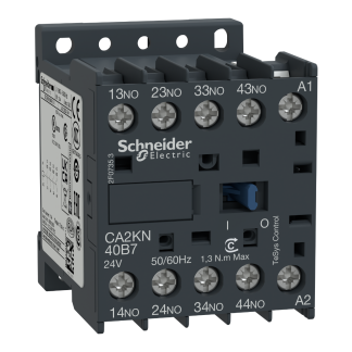 Contattore Schneider Electric, serie CA2KN, 4NO, 10 A