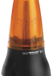 Segnalatore acustico e luminoso Moflash serie LEDA 125, Ambra, 115 V c.a., 90dB a 1 m, IP65