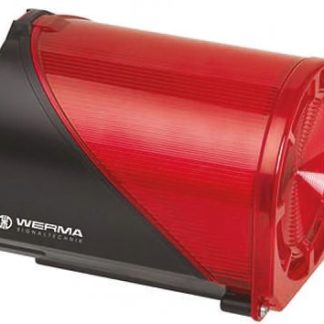 Segnalatore acustico e luminoso Werma serie 444, Rosso, 24 V c.a. / c.c., 114dB a 1 m, IP65