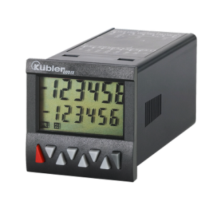 Contatore Kübler, Impulsi, posizioni, secondi, 5kHz, display LCD 12 cifre, 230 V c.a.