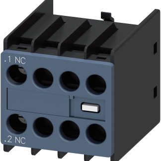 Contatto ausiliario Siemens, 1 contatto, 1NC, montaggio a innesto, serie 3RH2