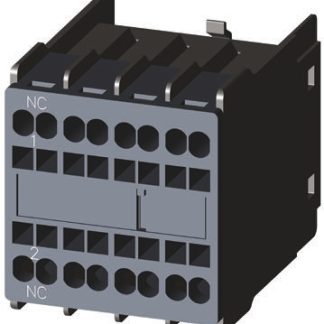 Contatto ausiliario Siemens, 1 contatto, 1NC, montaggio a innesto, serie 3RH2