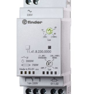 Pulsante temporizzatore Finder, SPDT, 230 V ca, 1 canale
