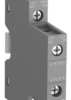 Contatto ausiliario ABB, 2 contatti, 1 N/C + 1 N/A, montaggio laterale, serie CAL4-11